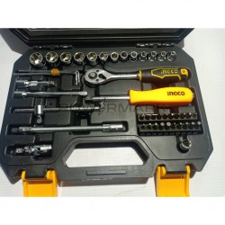 Set de douilles 1/4 45 pièces