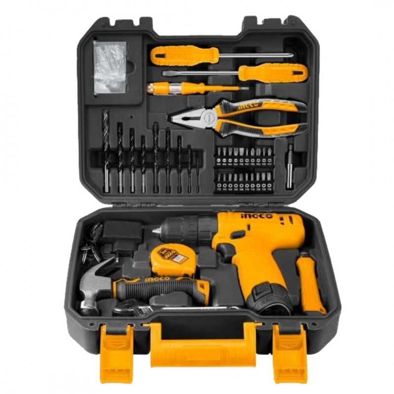 حقيبة أدوات تحتوي على مثقاب + 80 قطعة