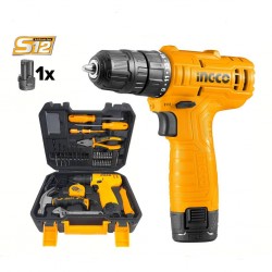 حقيبة أدوات تحتوي على مثقاب + 80 قطعة